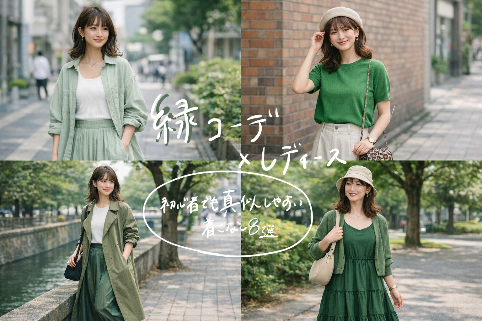 緑コーデ